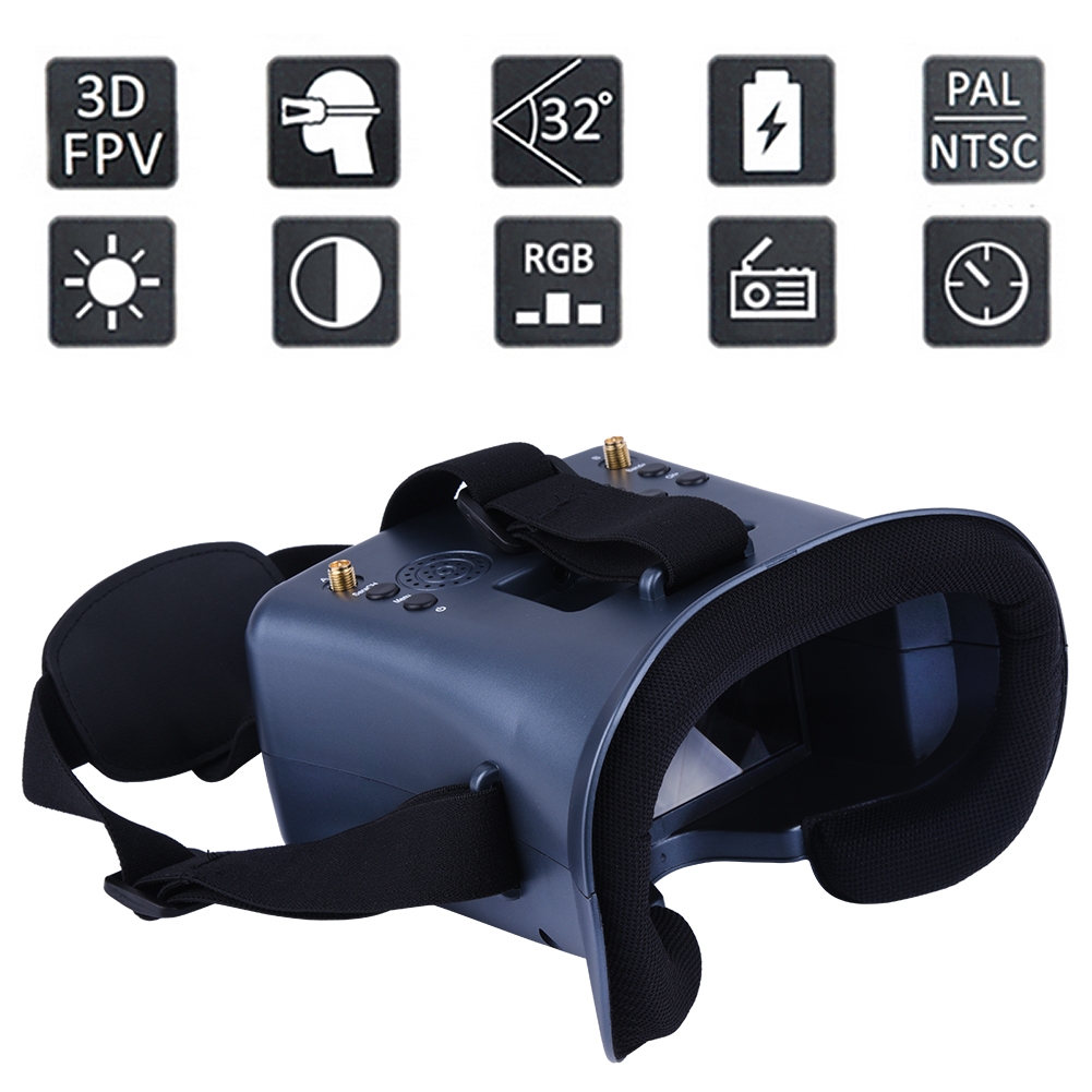 008D 5,8G 40CH 4,3 дюйма 800*4 – обзор и цена Drone Racing Goggles